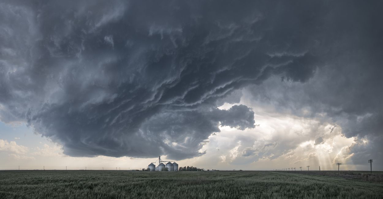 Leoti Supercell Panoramic, Kansas, USA